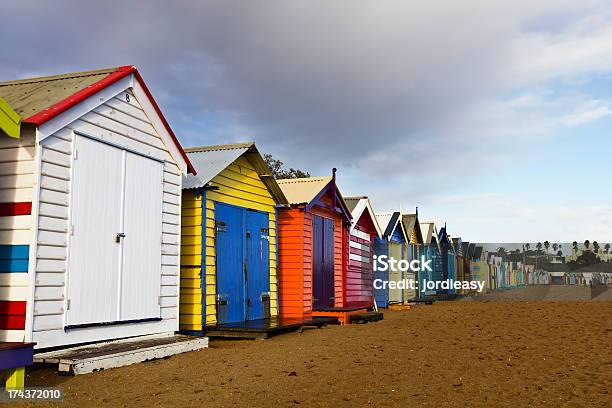 Brighton Caixas De Banho - Fotografias de stock e mais imagens de Amarelo - Amarelo, Ao Ar Livre, Areia