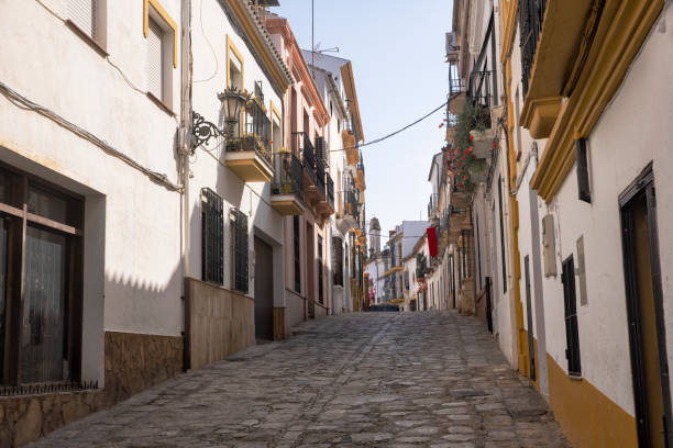 Street view in Ronda in the afternoon, Spain