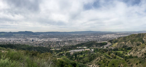 istock Aerial view of Burbank CA from Verdugo Mountains 1743767249