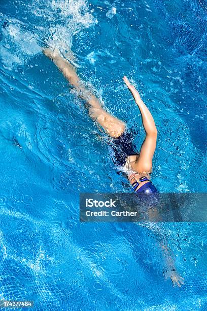 Foto de Natação Freestyle Mulher e mais fotos de stock de Adulto - Adulto, Atividade, Azul