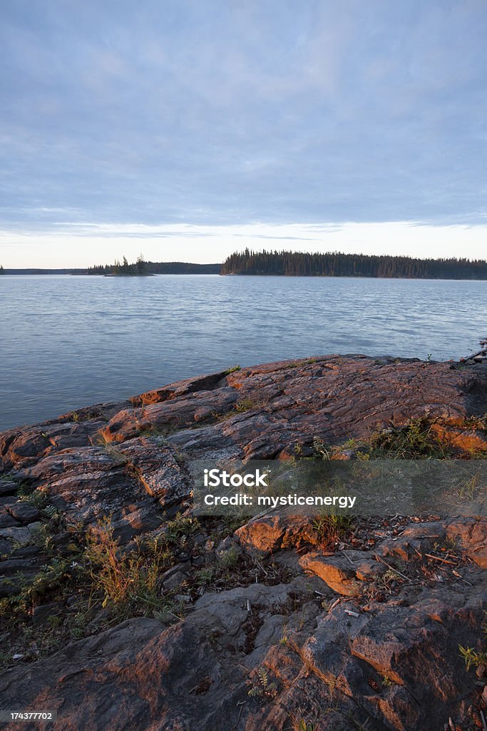 Vernice lake Provincial Park - Foto stock royalty-free di Manitoba