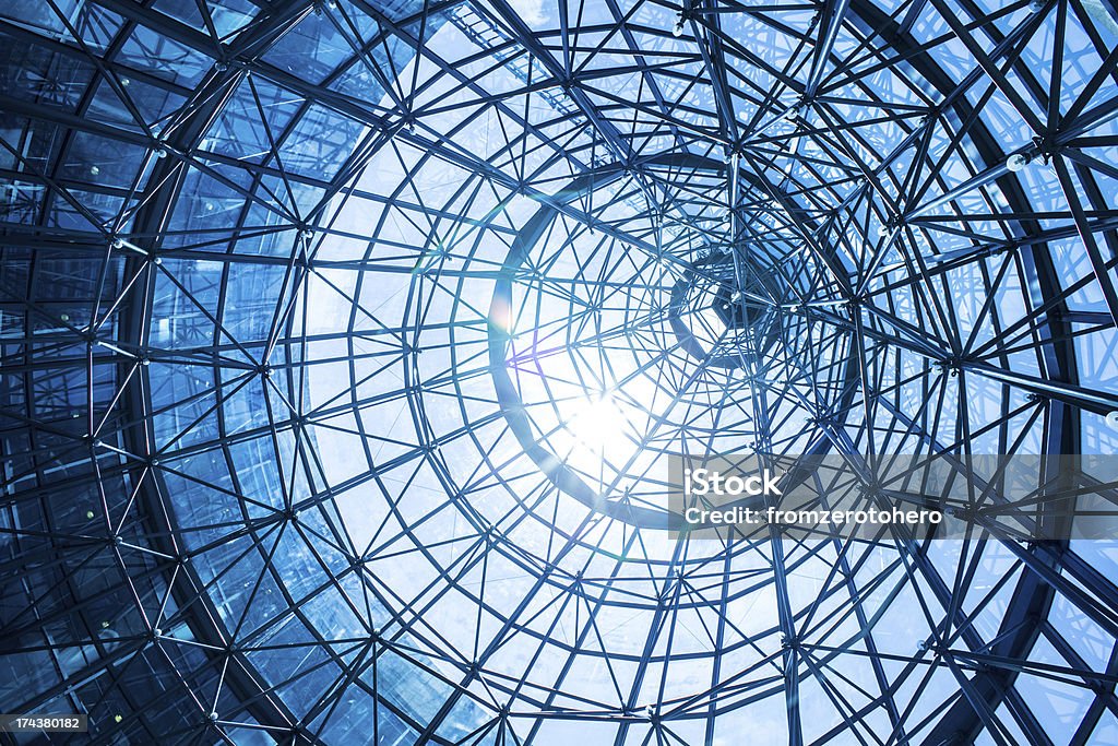 Abstract blue architecture Blue Stock Photo