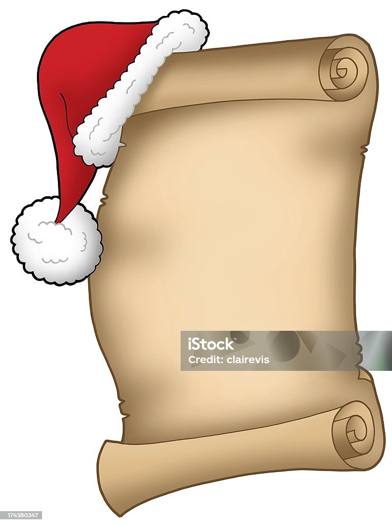 Santa Claus lista de desejos - Royalty-free Antigo Foto de stock