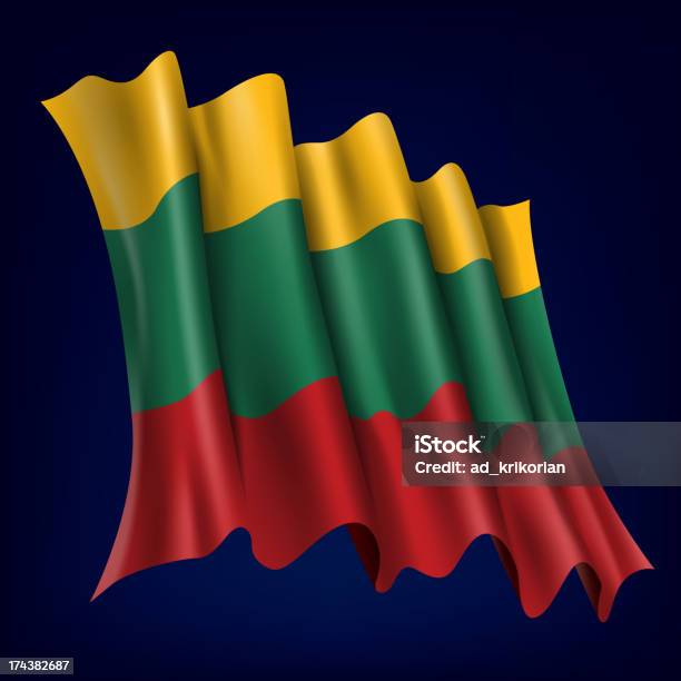 Lithuania Lithuanian Flag Stock Illustration - Download Image Now - Activity, Baltic Countries, Baltic Sea