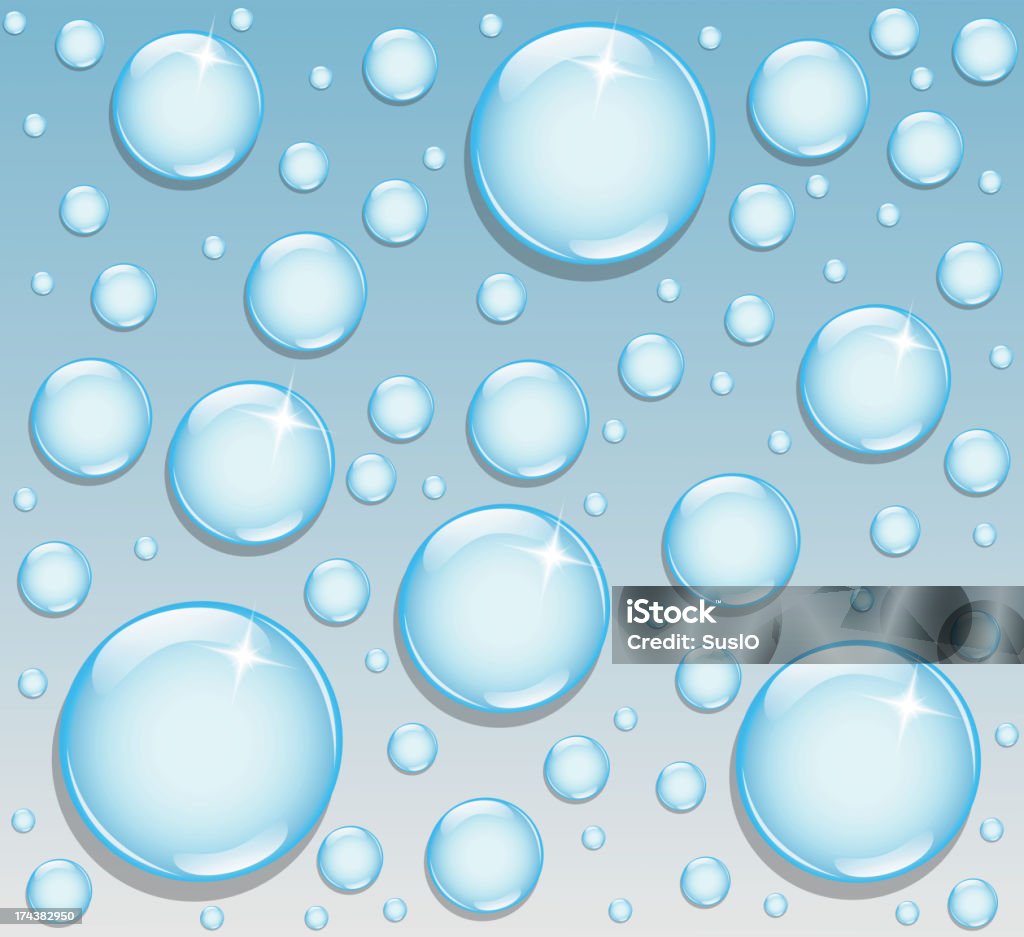 Rounded Drop Vector Background With Round Drops Stock Illustration - Download Image Now ...