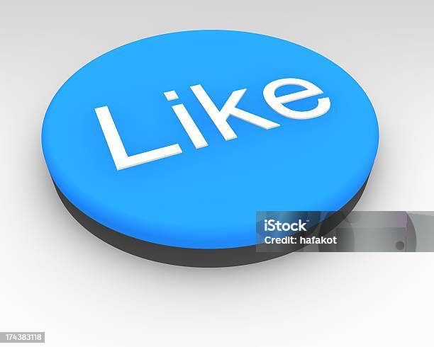 Azul De Meios De Comunicação Social Como Botão - Fotografias de stock e mais imagens de Acessibilidade - Acessibilidade, Acordo, Azul