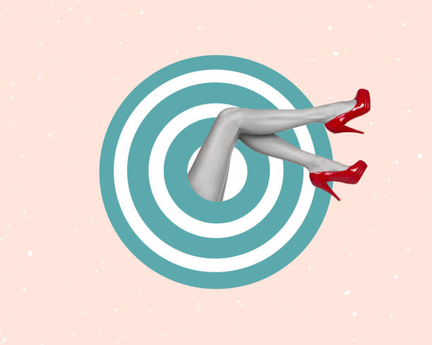 istock Contemporary art collage of legs. 1743867066