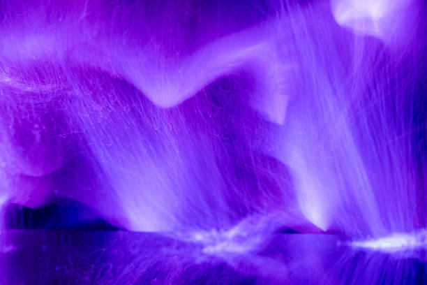 istock Abstract background with colorful lights 1743896460