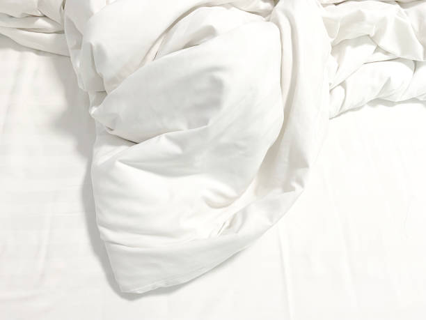 istock White Quilt cover for wash 1743910579