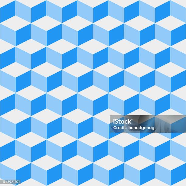 Vector Cube Pattern Cube Pattern Stock Illustration - Download Image Now - Abstract, Art ...