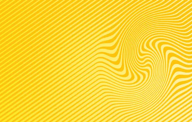 Vector illustration of Concentric rippled spinning lines abstract background