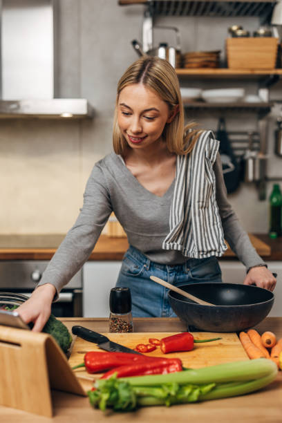 istock young adult female student at home 1743930130