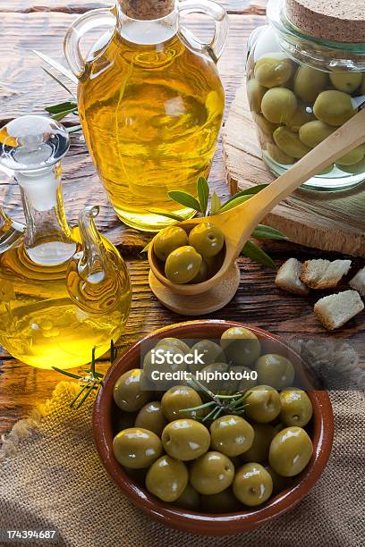 Olives Stock Photo - Download Image Now - Bottle, Bright, Cooking Oil