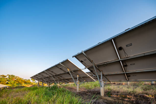 istock Solar panels and wind power generation equipment 1743947081