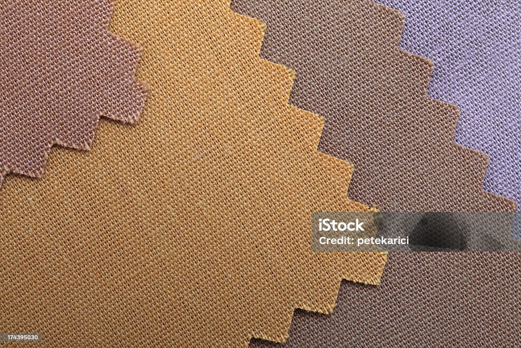 Fond de couleur marron Échantillon de tissu - Photo de Coton libre de droits