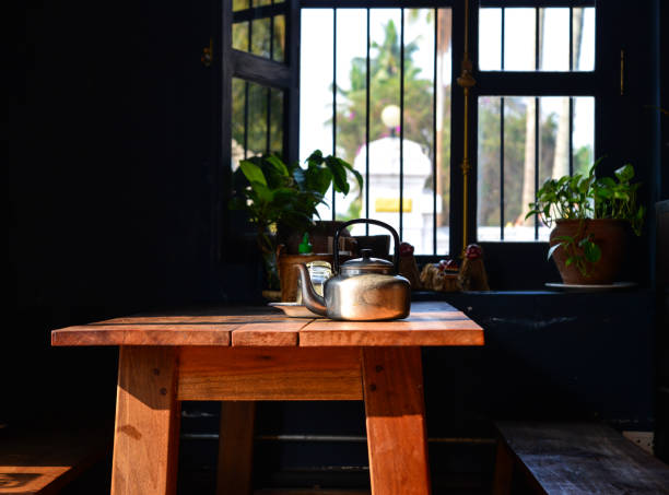 istock Interior of vintage coffee shop 1743951677