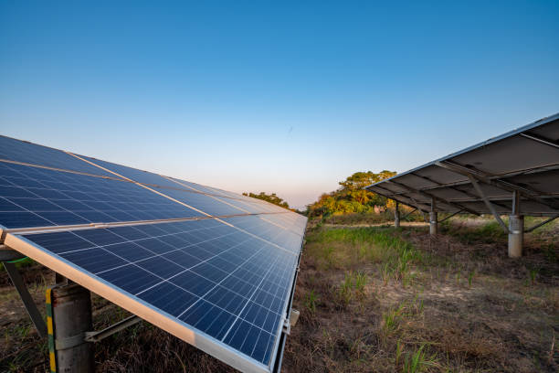 istock Solar panels and wind power generation equipment 1743956846