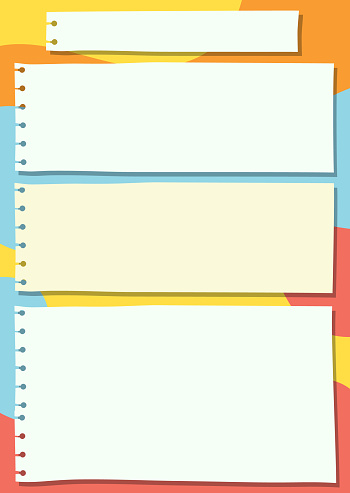 Background For List Colorful Background Todo List Design Template Stock Illustration ...