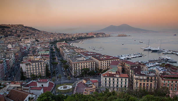 istock Sunset bay of Naples 174399201