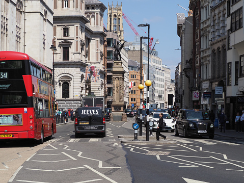 London, UK - June 07, 2023: View of the Strand