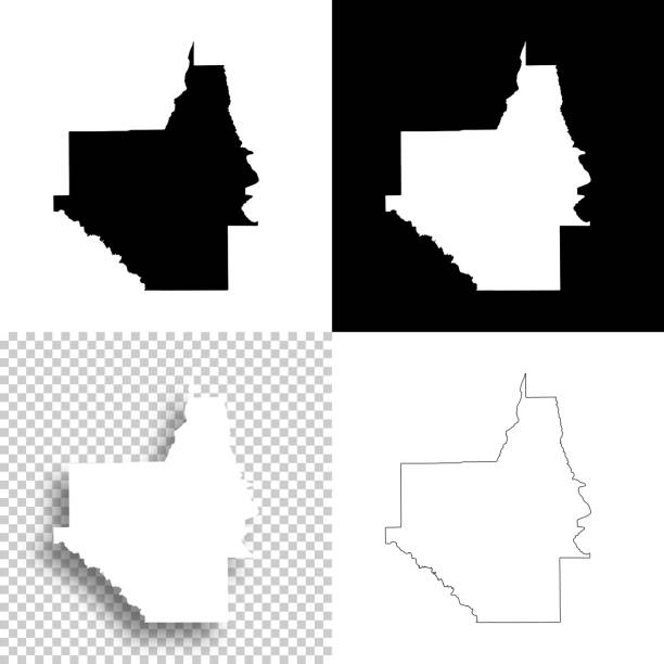 hrabstwo dallas w stanie alabama. mapy do projektowania. puste, białe i czarne tła - dallas county stock illustrations
