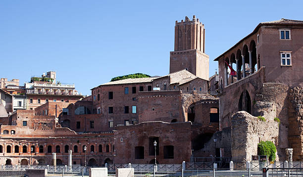 istock Trajan's Market in Rome at Sunset Time 174403598