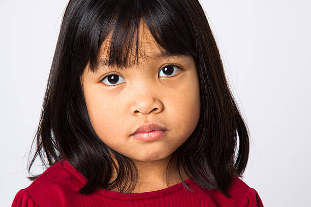 Portrait of Muslim girl.
