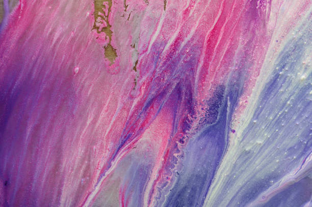 istock Abstract art background. Hand drawn gouache painting. Color texture. 1744064716
