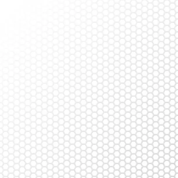 Vector illustration of Abstract white background - Geometric texture