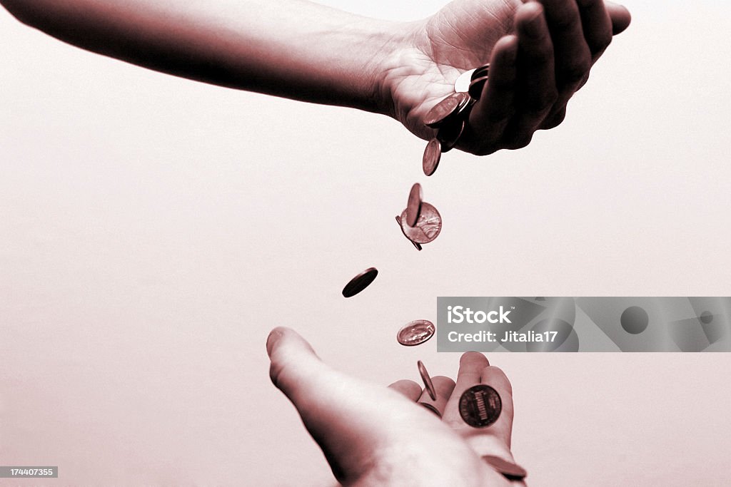 Le transfert de la richesse-finances Concepts - Photo de Monnaie libre de droits