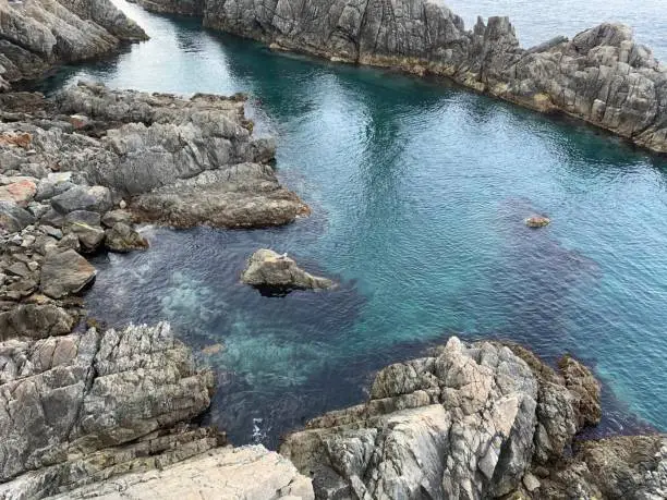 Coasts with clear water in Samcheok, Korea