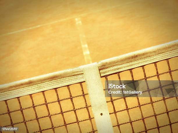 Foto de Quadra De Tênis e mais fotos de stock de Abstrato - Abstrato, Amarelo, Competição