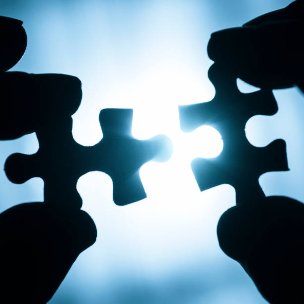 istock Connecting the piece of puzzle 174412835