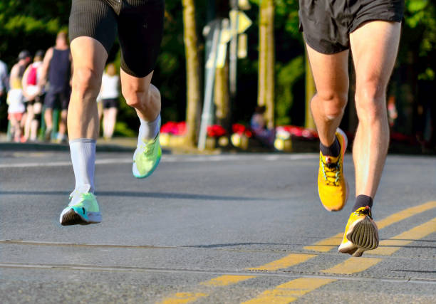 istock Marathon Runners in Mid Air 1744139243