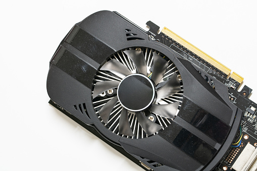 Computer graphics card isolated