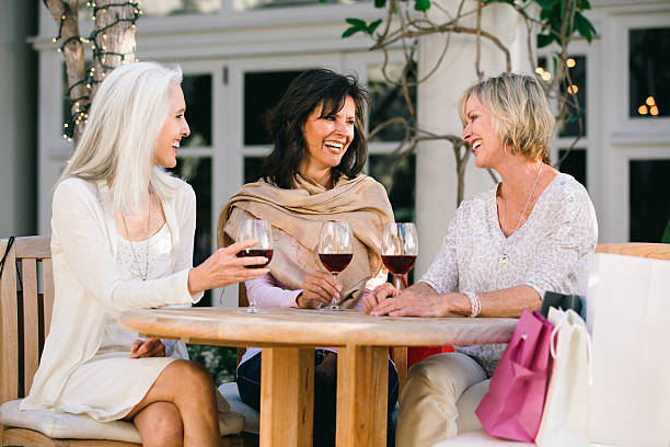 istock Women friends drinking wine 174420967
