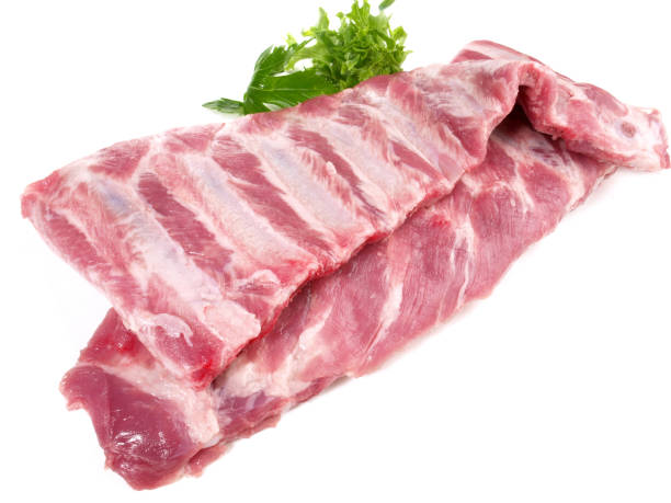 istock Raw Pork Spareribs - Bones Isolated 1744210663