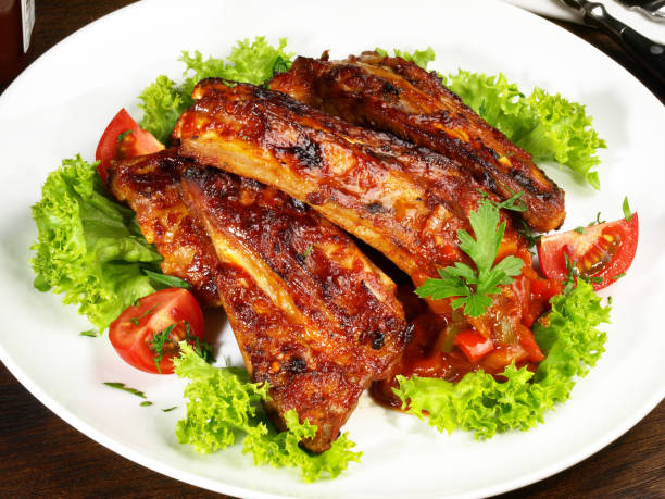 istock Grilled Marinated Pork Spareribs 1744210675