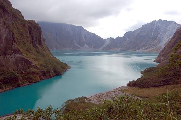 istock Volcano Pinatubo blue lake, Philippines 174421394