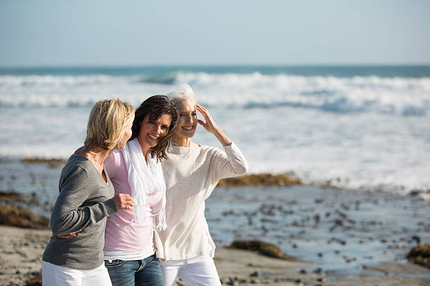 istock Women walking at a beach 174421485
