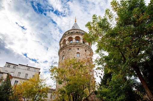 Galata Tower, istanbul. Historic building in Turkey