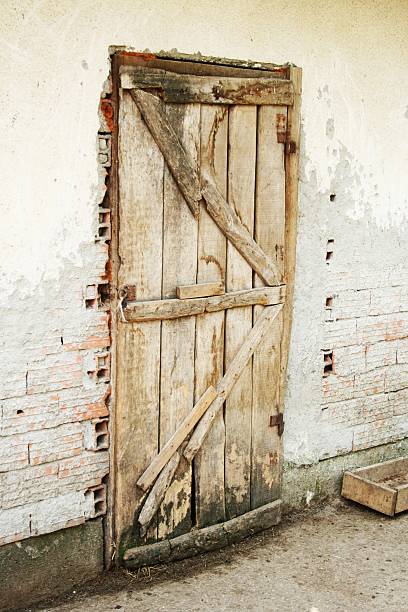 istock Old wooden door 174423773