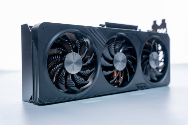istock modern powerful gaming graphics card for a computer with three fans 1744240395