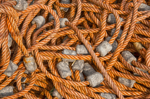 Ropes and lead weights for inshore fishing. Abstract. Industry