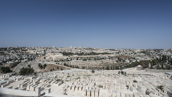 Jerusalem old city mount of olives cemetery