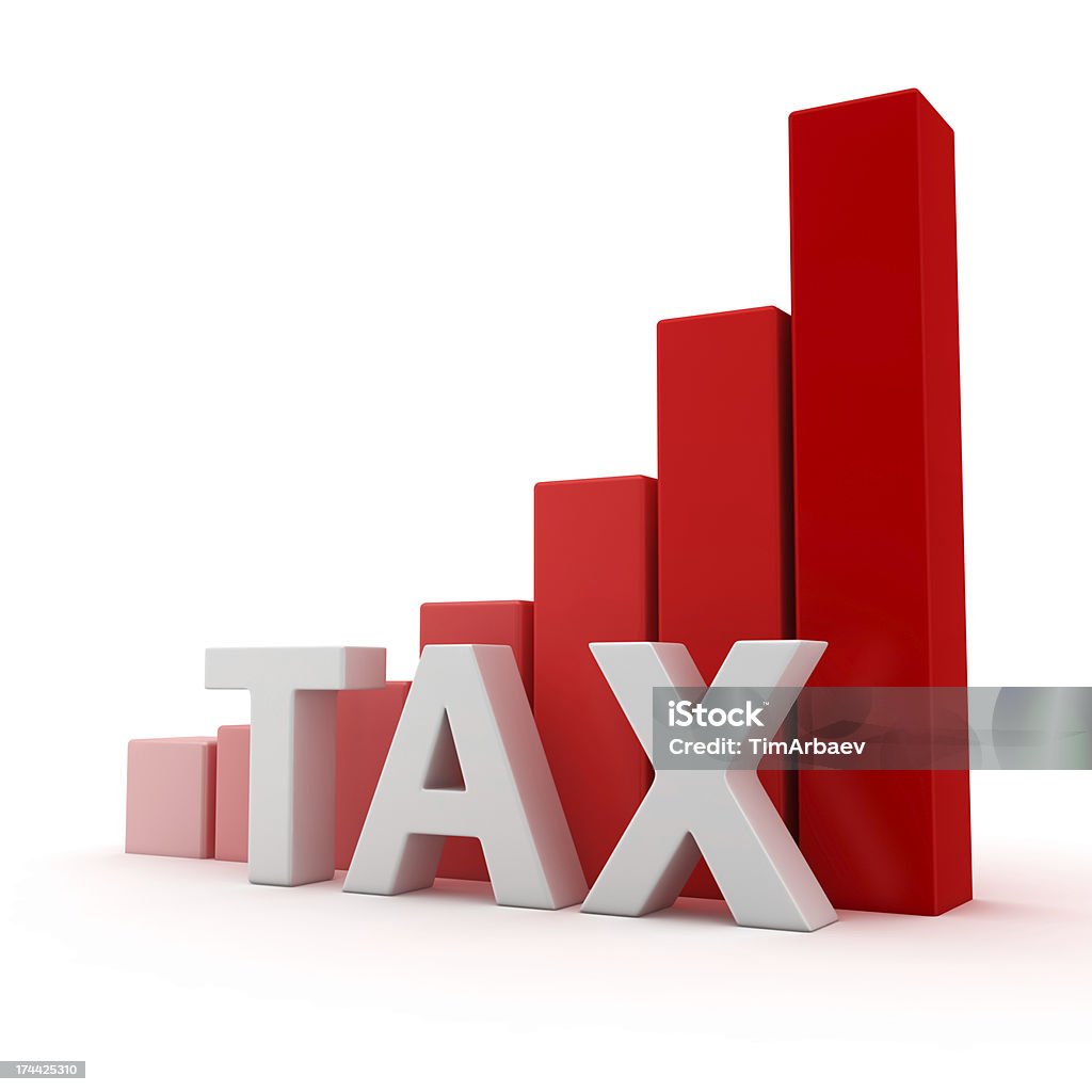 Croissance de taxes - Photo de Affaires libre de droits