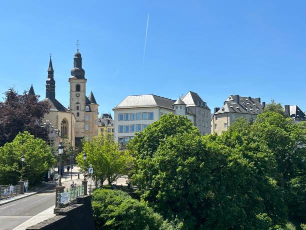 istock Luxembourg street 1744254481