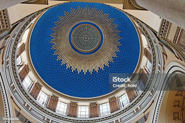 Blue Dome With Stars Stock Photo - Download Image Now - Vienna - Austria, Architecture, Art Nouveau