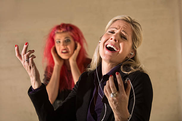 istock Happy Woman Singling Aloud 174426623