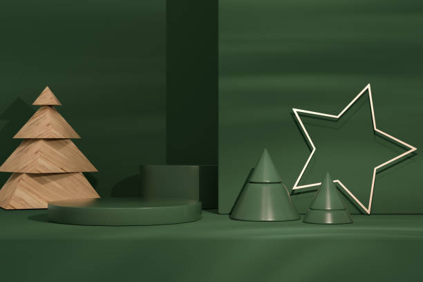 istock Christmas New Year Concept 3D 1744270303